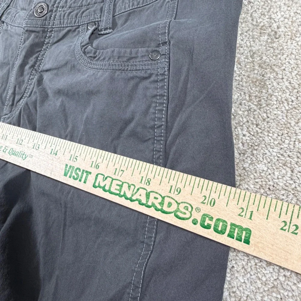 Kuhl Hiking Pant Women 12 REG 34x30) Gray Articulated Knee‎ Straight Utility